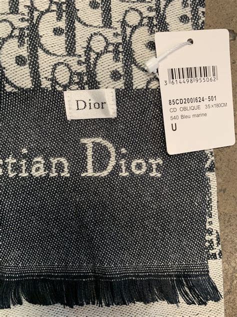 christian dior 540 bleu marine|Christian Dior CD Oblique 35 X 180cm 540 Bleu Marine Scarf .